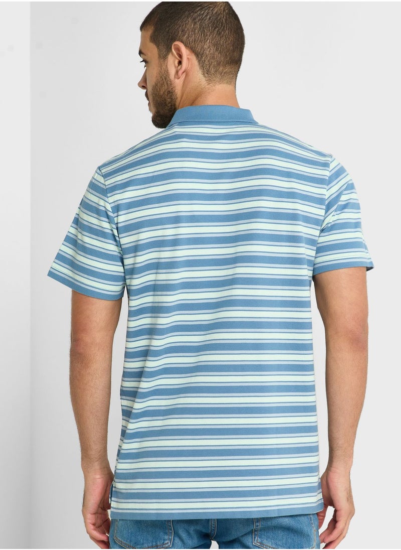 Wrangler - Striped Polo - Image 1