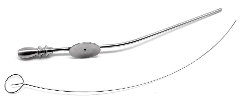 Premium Instruments 3× Premium Baron Tube FR 7 Surgical Curved 2.3mm ENT Stainless Steel Instruments - Image 2
