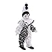 DYNWAVE 9inch Clown Doll can Sitting Standing Hand Painted Harlequin Doll Display DecorationValentin Gift - Image 4