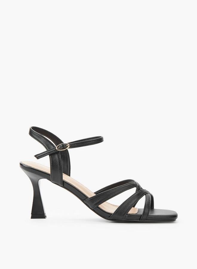 Paprika Women Flared Heel Strap Sandals - Image 1