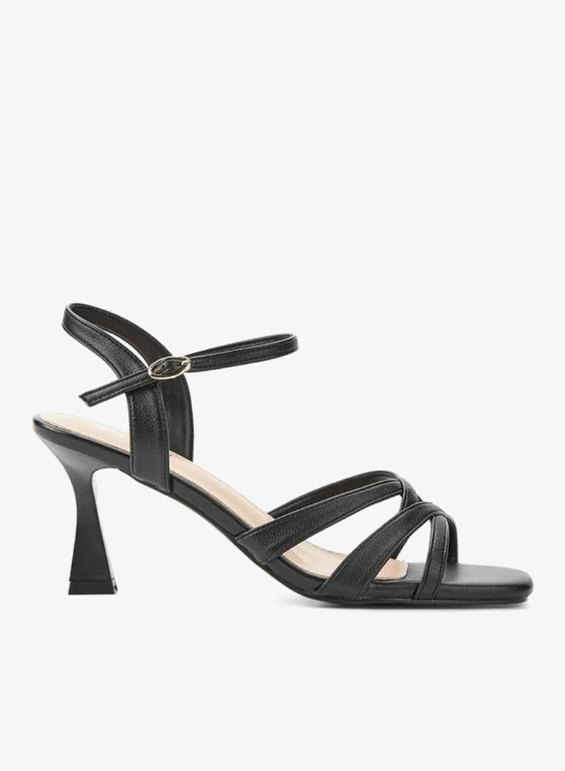 بابريكا Women Flared Heel Strap Sandals