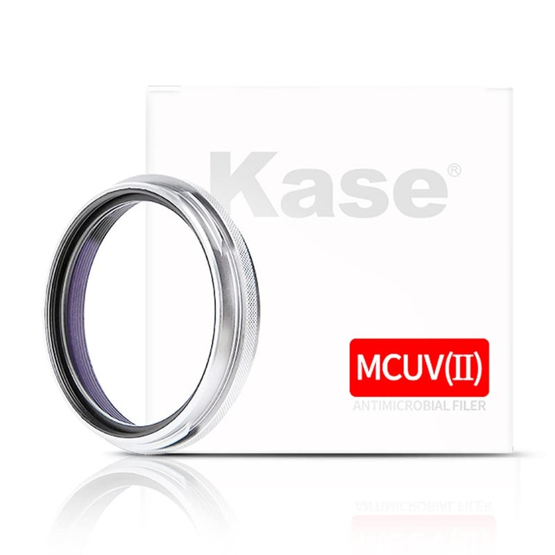 Kase فلتر عدسة حماية من الأشعة فوق البنفسجية Kase MCUV لكاميرا فوجي فيلم X100 سلسلة X100/X100S/X100F/X100T/X100V/X100VI - إطار فضي، زجاج بصري HD متعدد الطلاء، ملحقات كاميرا مدمجة - Image 2