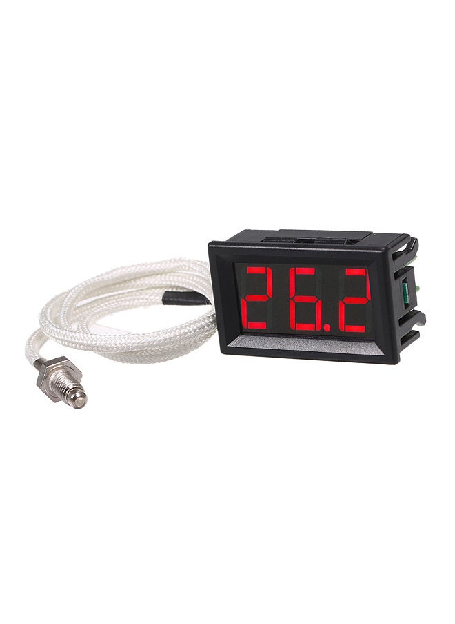 Generic XH-B310 Industrial Digital Thermometer 12V Temperature Meter K-type M6 Thermocouple Tester -30~800℃ Thermograph High Accuracy with LED-Display  - Image 1