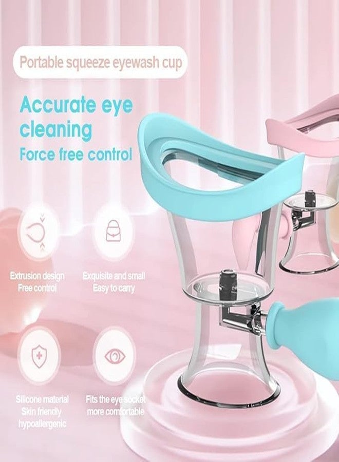 KIMEE Silicone Eye Wash Cup-Eye Wash Bottle,Portable Reusable Eye Cups, Eye Wash Cup, Eye Wash Cup for Eye Cleaning, Silicone Eye Bath Cup - Image 2