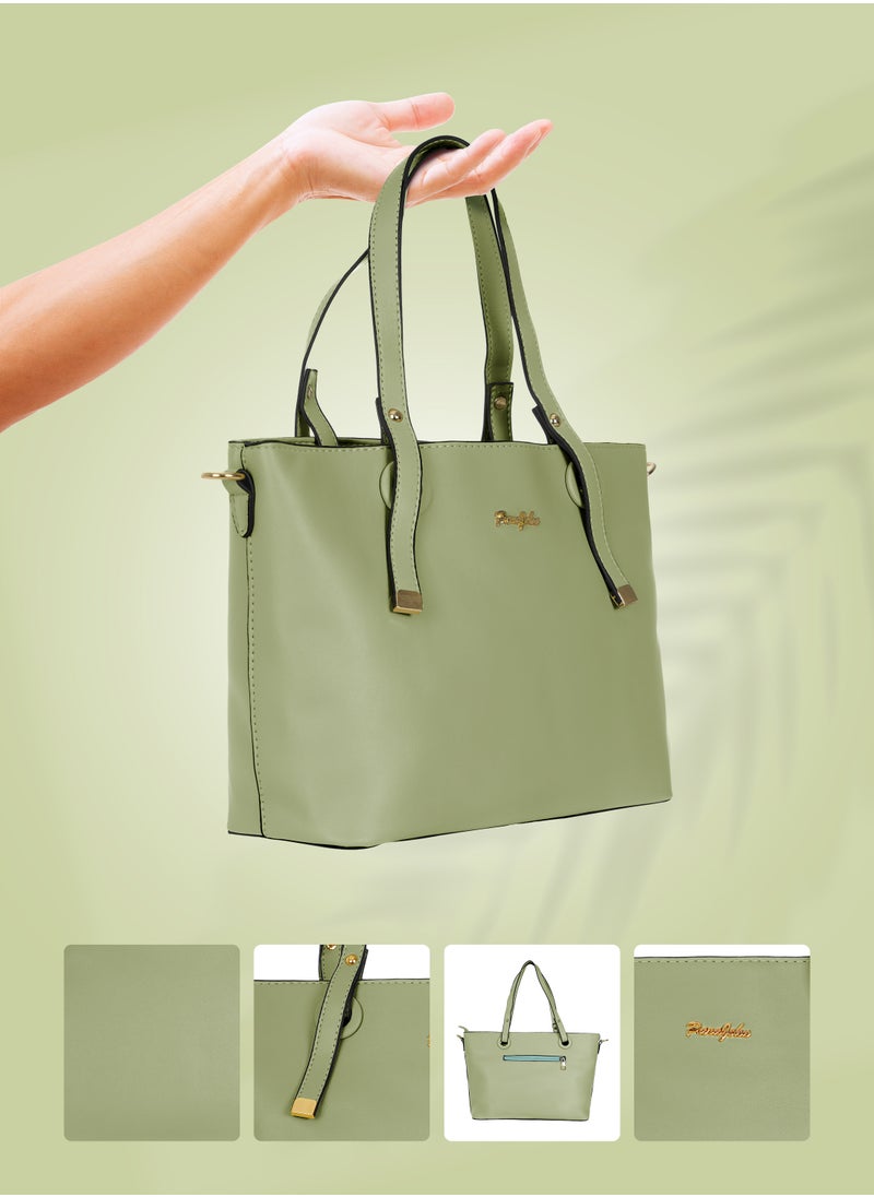 PARAJOHN Bella Tote Solid Fashionable Ladies Top-handle Bags Handbags for women Shoulder Crossbody bag  - Image 4