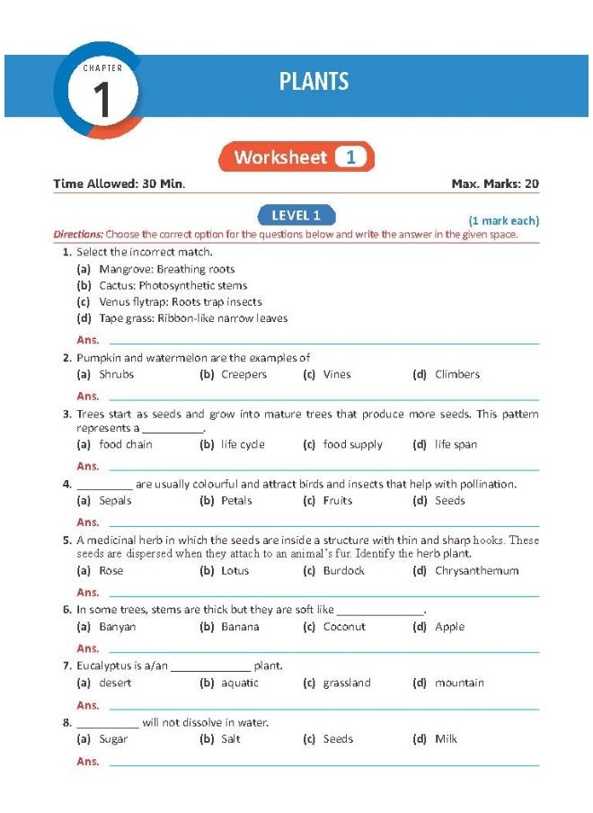Oswaal One For All Olympiad Workbook Class 4 Science for 2024-25 Exam  - Image 2
