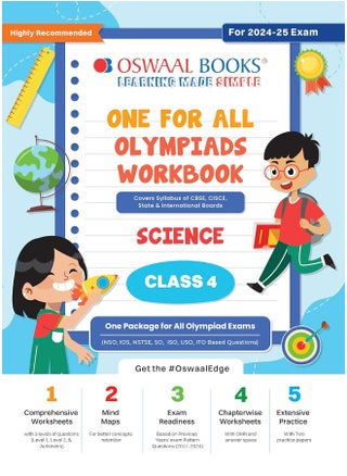 Oswaal One For All Olympiad Workbook Class 4 Science for 2024-25 Exam - pzsku/ZBAB3DE16F529496F0463Z/45/1744060326/d2d35e2c-4cae-48fb-8d58-a7456cfa146f