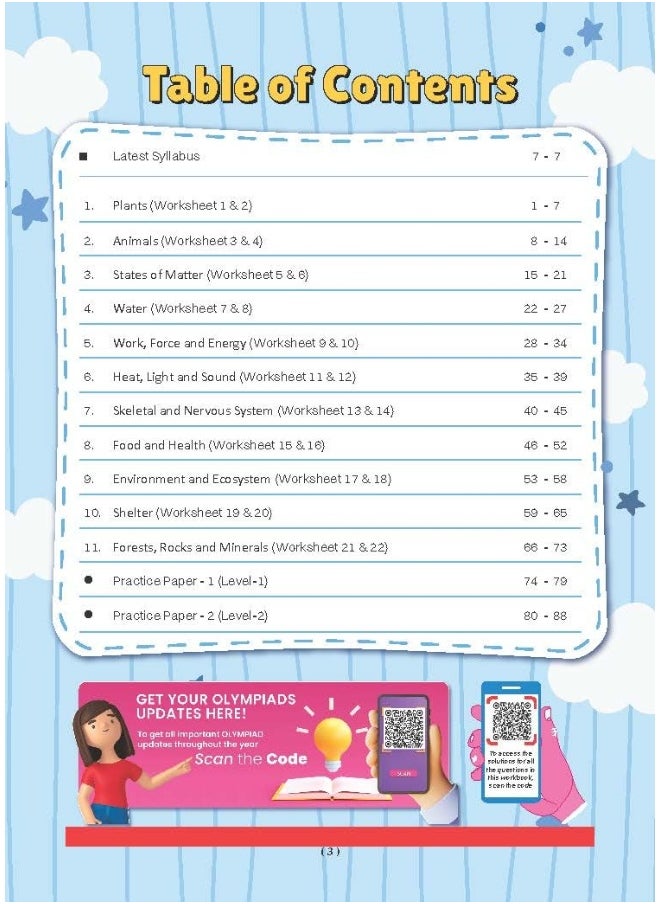 Oswaal One For All Olympiad Workbook Class 4 Science for 2024-25 Exam  - Image 3