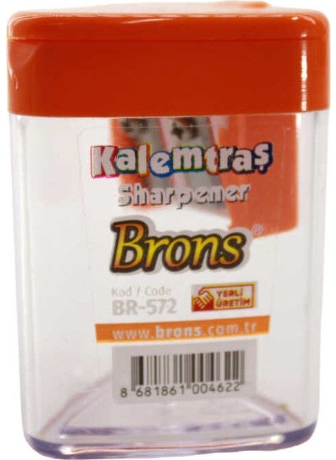 Brons TRIANGULAR CHAMBER PENCIL Sharpener BR-572  - Image 1
