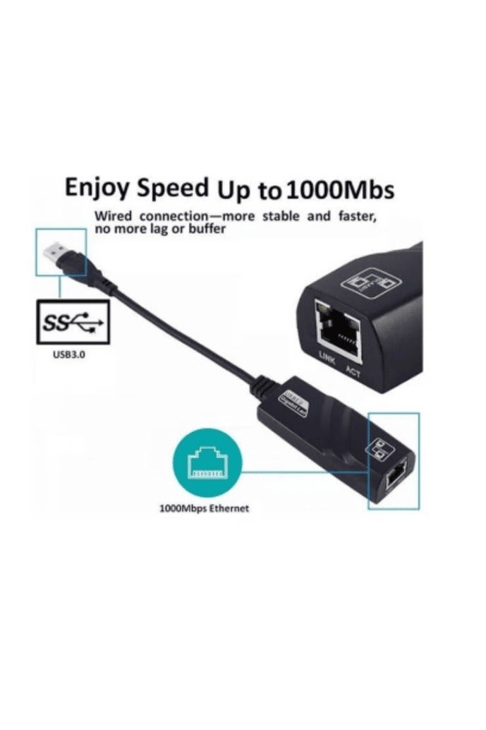 USB 3.0 Ethernet RJ45 LAN Network Adapter for MacBook, iMac Pro, Chromebook, Linux, Windows Vista, Windows XP, Chrome OS, Windows 10, Mac OS X 10.6 Snow Leopard - Add Network Connection - Image 3