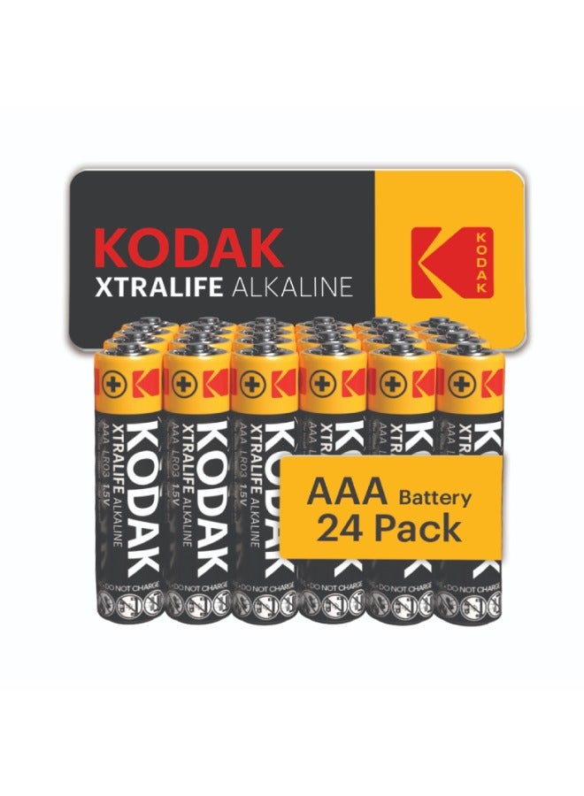 Kodak 24 Pack Alkaline AAA Long Lasting Batteries - Image 1