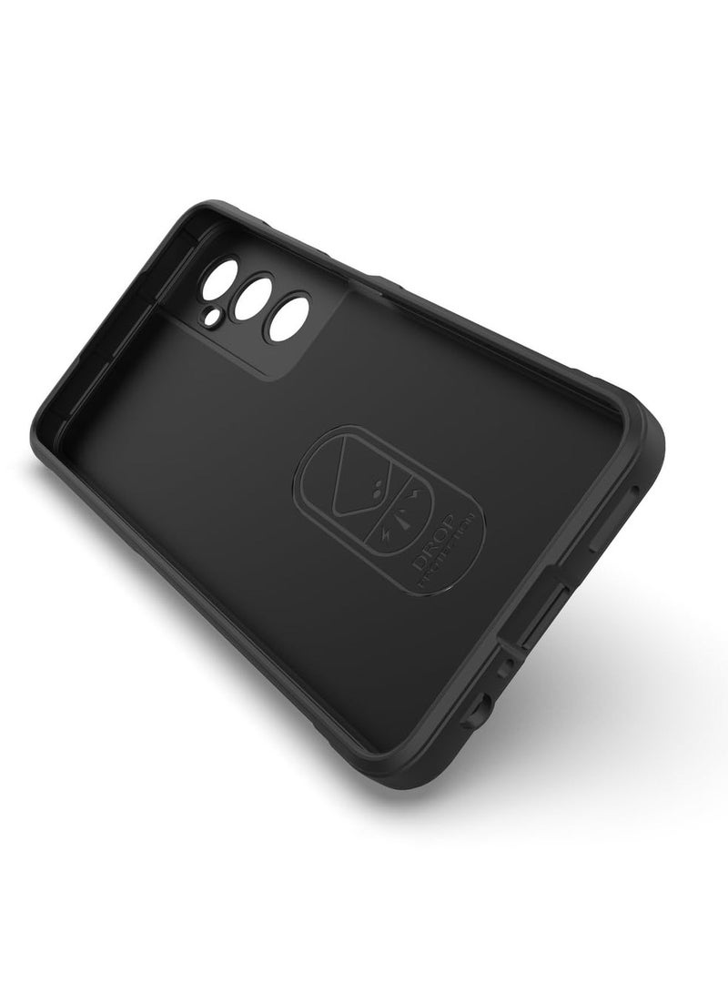 غطاء الحالة لمنطقة C65 4G ، ثقيلة المهام 3D نمط مخطط حسي ناعم سيليكون كامل Portection غطاء الهاتف مقاوم للصدمات أسود - Image 4