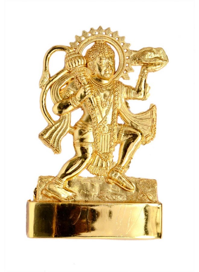 AKS God Shiva and Hanumanji Gold Plated Statue - Idol for Pooja, Car Dashboard, Home, Office Décor, Gifting Decorative Showpiece, Temple Gift (Zinc, Golden). - pzsku/ZBAB4501A8648F1D27CA5Z/45/_/1741429341/404bb948-4b31-4818-9df1-341d145f3d7d