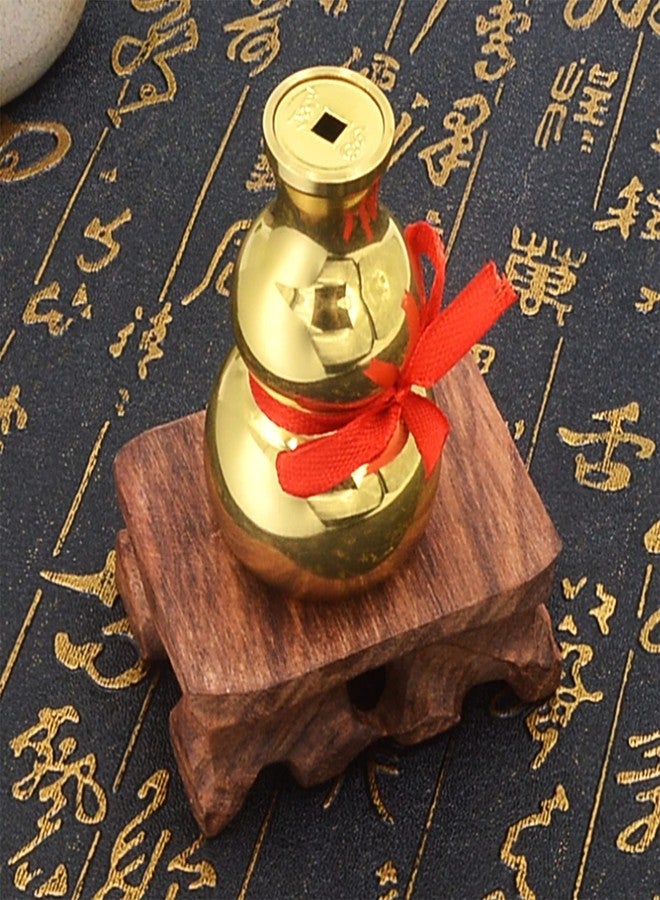 Fengshuibringluck Feng Shui 3in Derco Brass Wu Lou/Hu Lu Gourd Amulet - Image 5