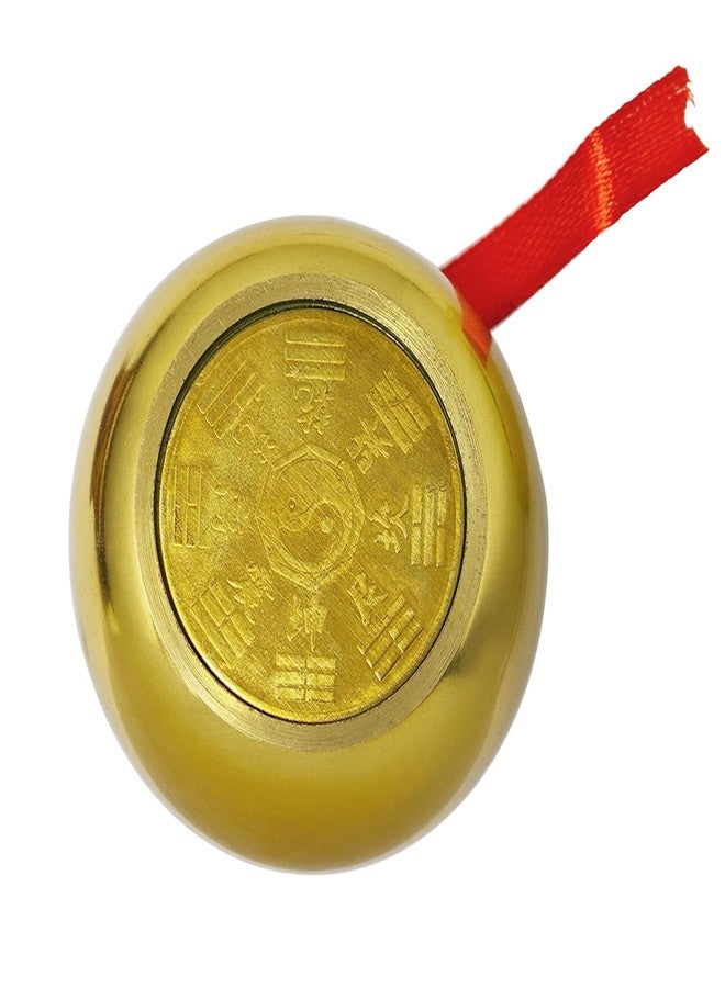 Fengshuibringluck Feng Shui 3in Derco Brass Wu Lou/Hu Lu Gourd Amulet - Image 2