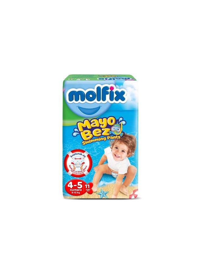 MOLFIX MAYO BEZ SWIMMING PANTS 4-5 numara 9-15 KG