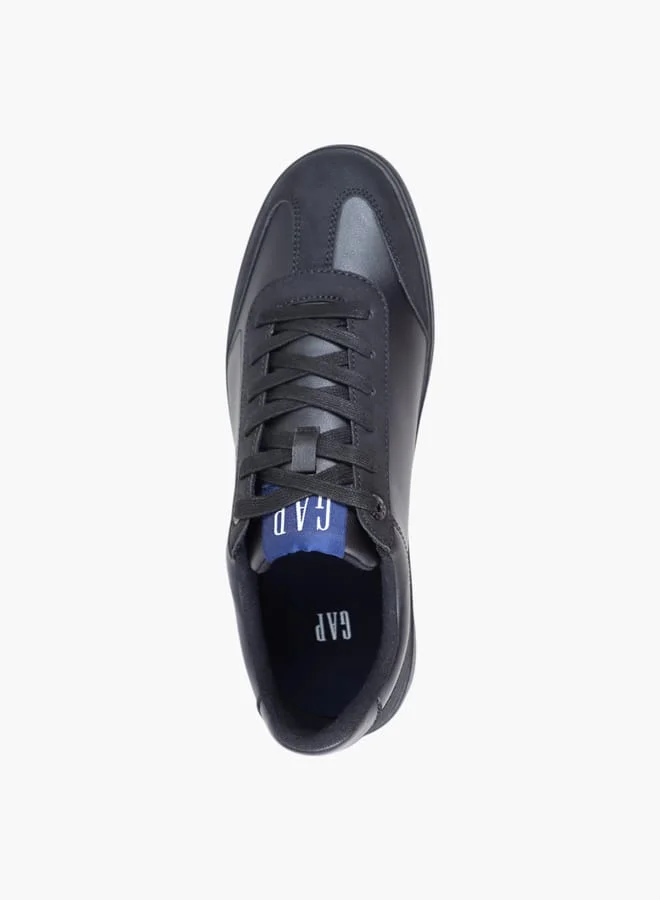 GAP Men's Panelled Sneakers with Lace-Up Closure - SEATTLE