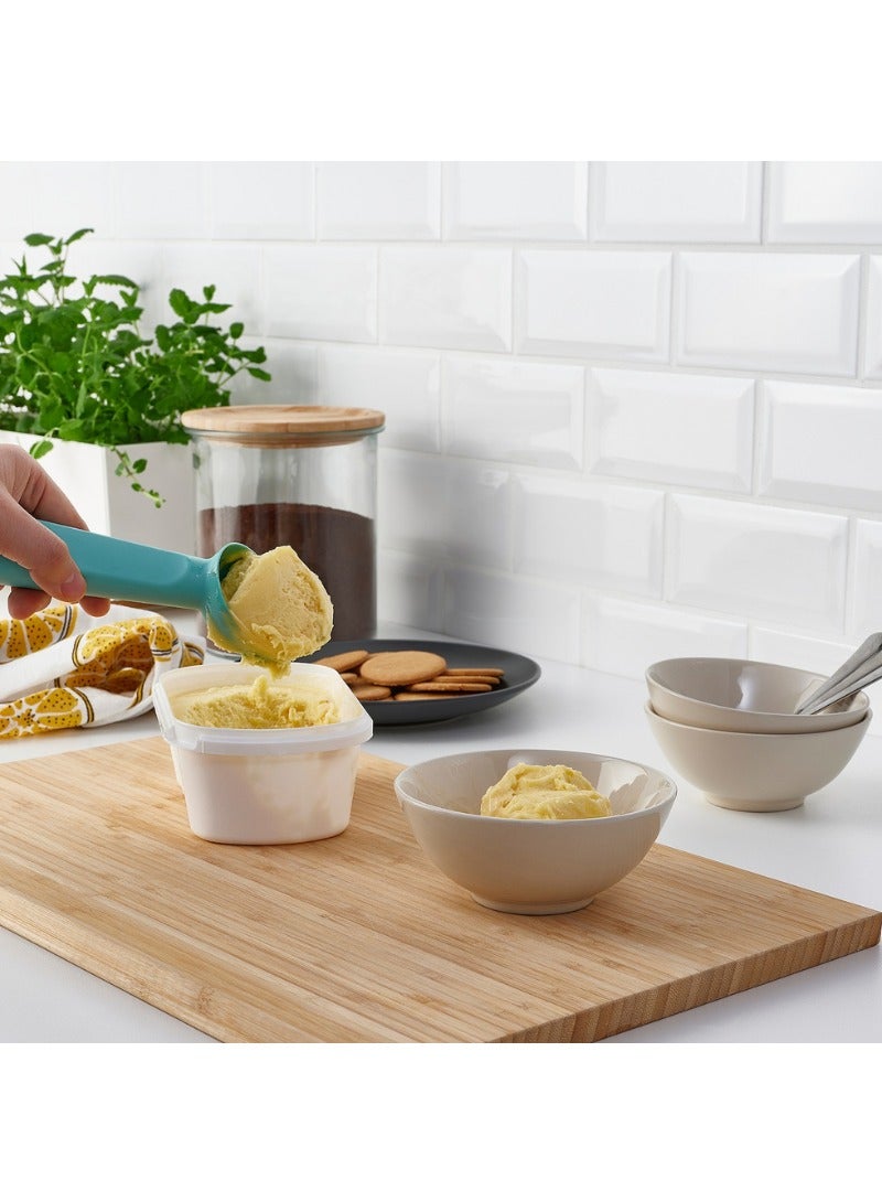 Heavy-Duty Ice Cream Scoop with Comfortable Grip - Turquoise - Image 3
