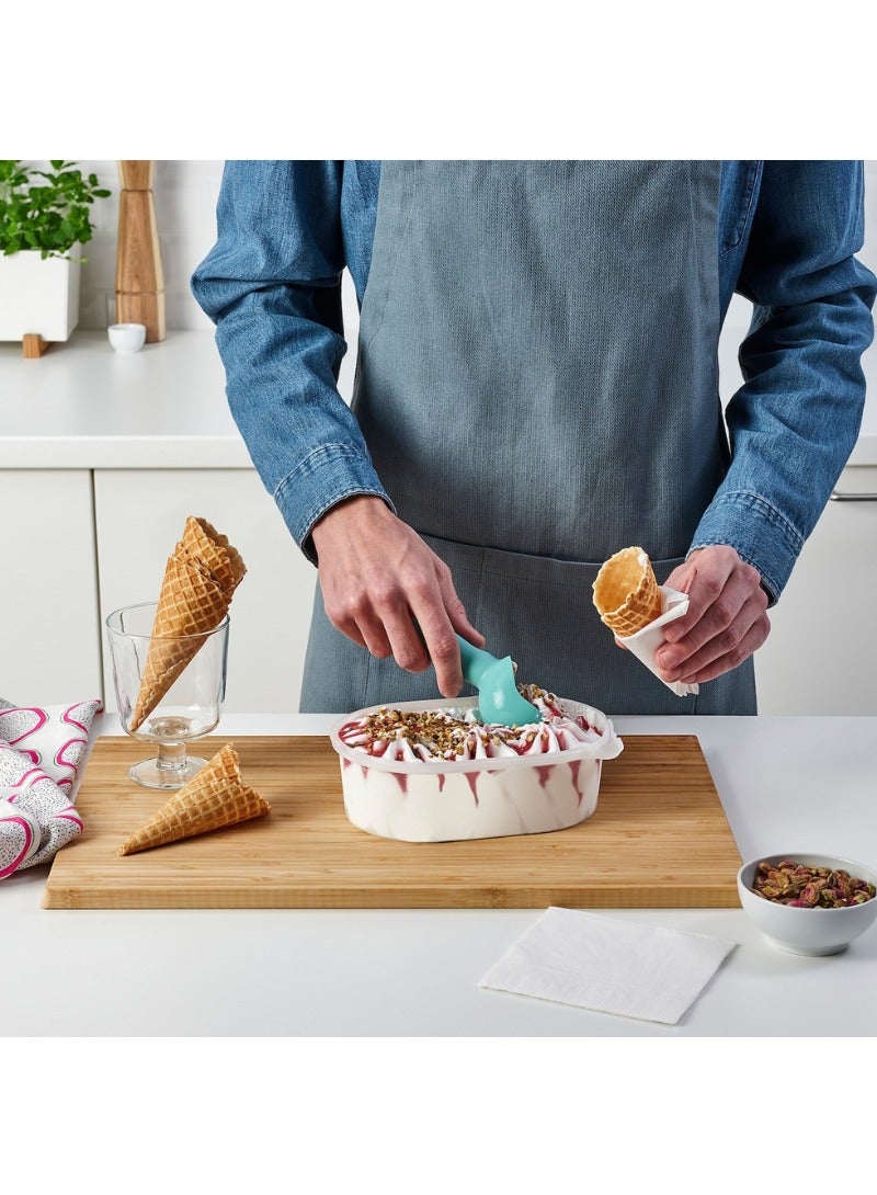 Heavy-Duty Ice Cream Scoop with Comfortable Grip - Turquoise - Image 4