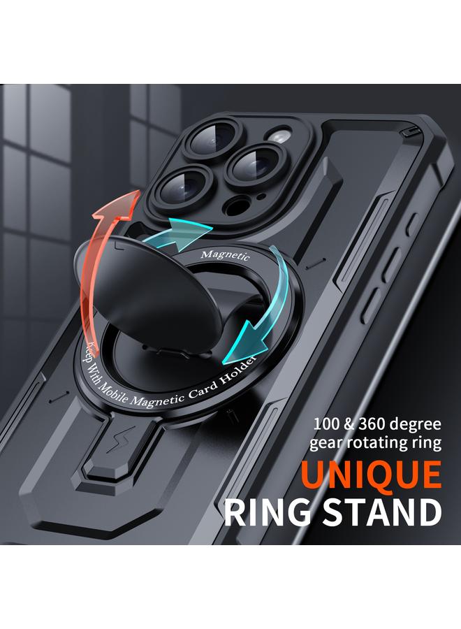 S-TOP Case For iPhone 16 Pro Invisible Bracket MagSafe Magnetic Phone Case - Image 3
