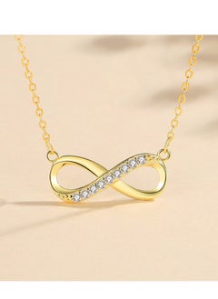 SYNSYB 925 Sterling  Necklace  Earrings Jewelry Sets with Gift Box Gold Plated Diamond Women Necklace Mother's Day Gift for Women Girls  - Image 4