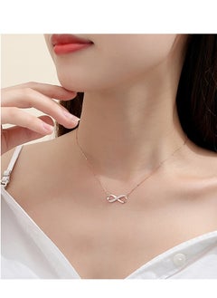 SYNSYB 925 Sterling  Necklace  Earrings Jewelry Sets with Gift Box Gold Plated Diamond Women Necklace Mother's Day Gift for Women Girls  - Image 5