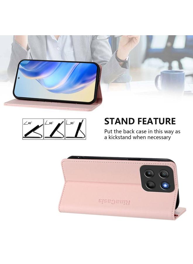 اس-توب جراب لهاتف Motorola Moto G15 RC01، جراب هاتف جلدي مزدوج الطي مزود بخاصية الشفط المغناطيسي بتقنية RFID - Image 4