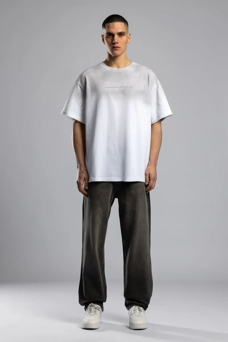 Catch Minimalist Print Washed T-shirt