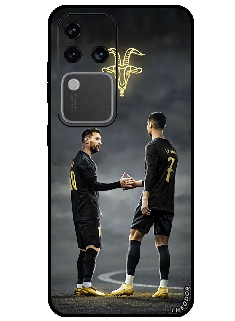 Theodor Protective Case Anti Scratch Shock Proof Bumper Cover For Vivo S18 Pro Messi Ronaldo Goat - Image 1