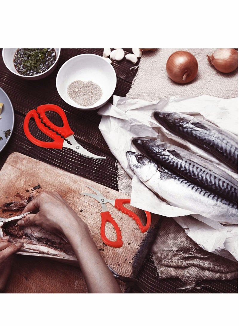 Multifunctional Stainless Steel Seafood Scissors Set for Shrimp Crab and Lobster 3PCS Kitchen Tools - Image 3