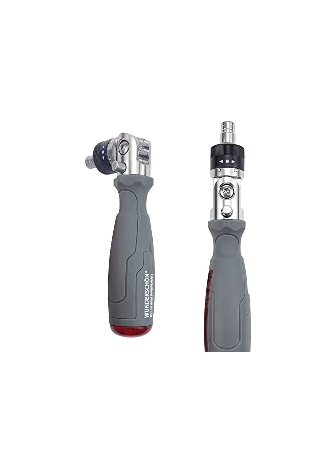 vesus | Multifunctional Reattaching Screwdriver_10 Built-in Hidden Bits Magnetic Multiangle Ratchet Maintenance Tool Suitable to Repair Automotive, Appliances, Household (Model GR-X10) - Image 3