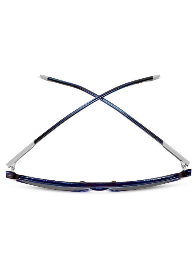 HUGO HG 1398/S Sunglasses Blue Square - Image 4