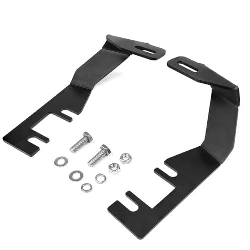 KMFCDAE Ditch led Fog Light Brackets Hood Hinges Mount LED Pods Work Lighting Bracket Compatible with Ford Ranger 2023 2024 2025 (No Drilling) - Image 1