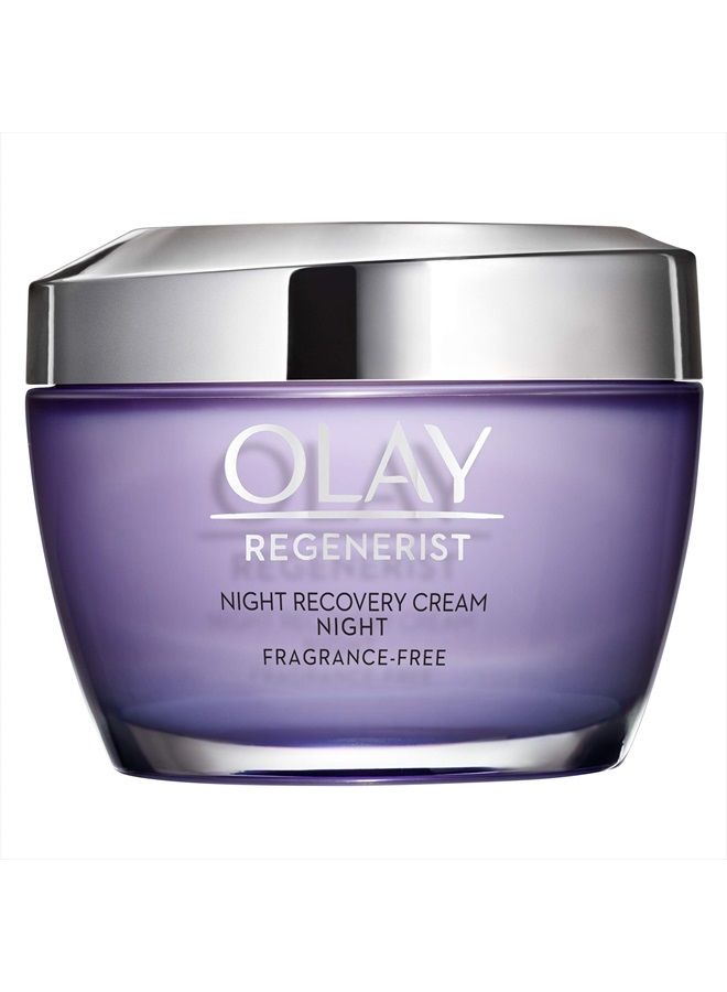 Olay كريم ريجينيرست الليلي المرطب للوجه، خالٍ من العطور، 1.7 أونصة - Image 1