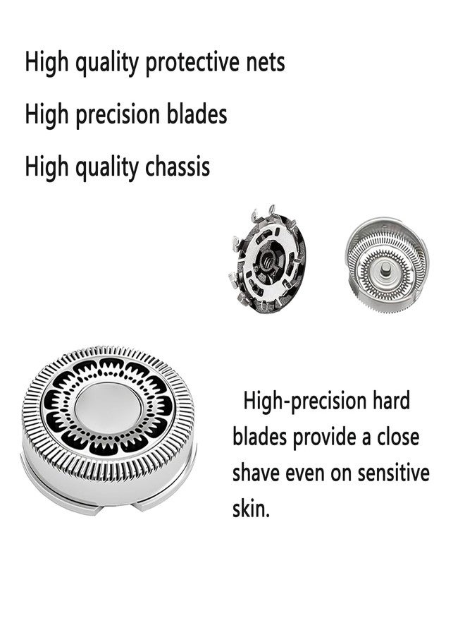 Tomorrow will be better SH60 Replacement Head Series 6000 Compatible with Philips Norelco 6000 Replacement Heads Blades Shaver Razors for Philips Norelco Series 6000 Replacement Heads, for S6880/81 S6810/82 S6850/85, 6 Pack - Image 4