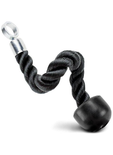 Heavy Duty Tricep Pull Down Single Rope with Snap Hook, Fitness Attachment Cable Machine Pulldown Rope for Home Gym
