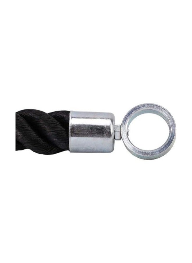 Heavy Duty Tricep Pull Down Single Rope with Snap Hook, Fitness Attachment Cable Machine Pulldown Rope for Home Gym