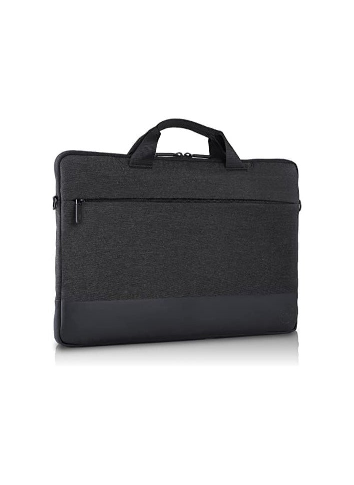 DELL Briefcase for Laptop G39J5 Professional Size 15.6", Lightweight And Comfortable Design, Weather Resistant, Superb Functionality - Heather Grey  - Image 1