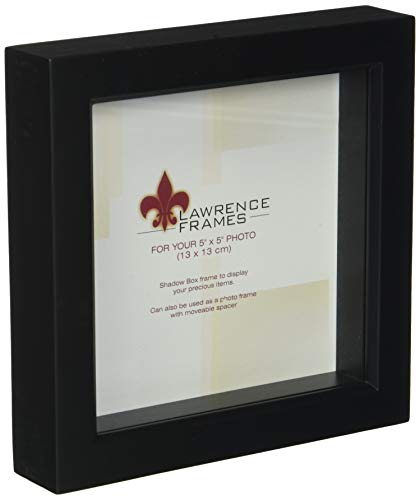 Lawrence Frames, Black, 5x5 - Image 1