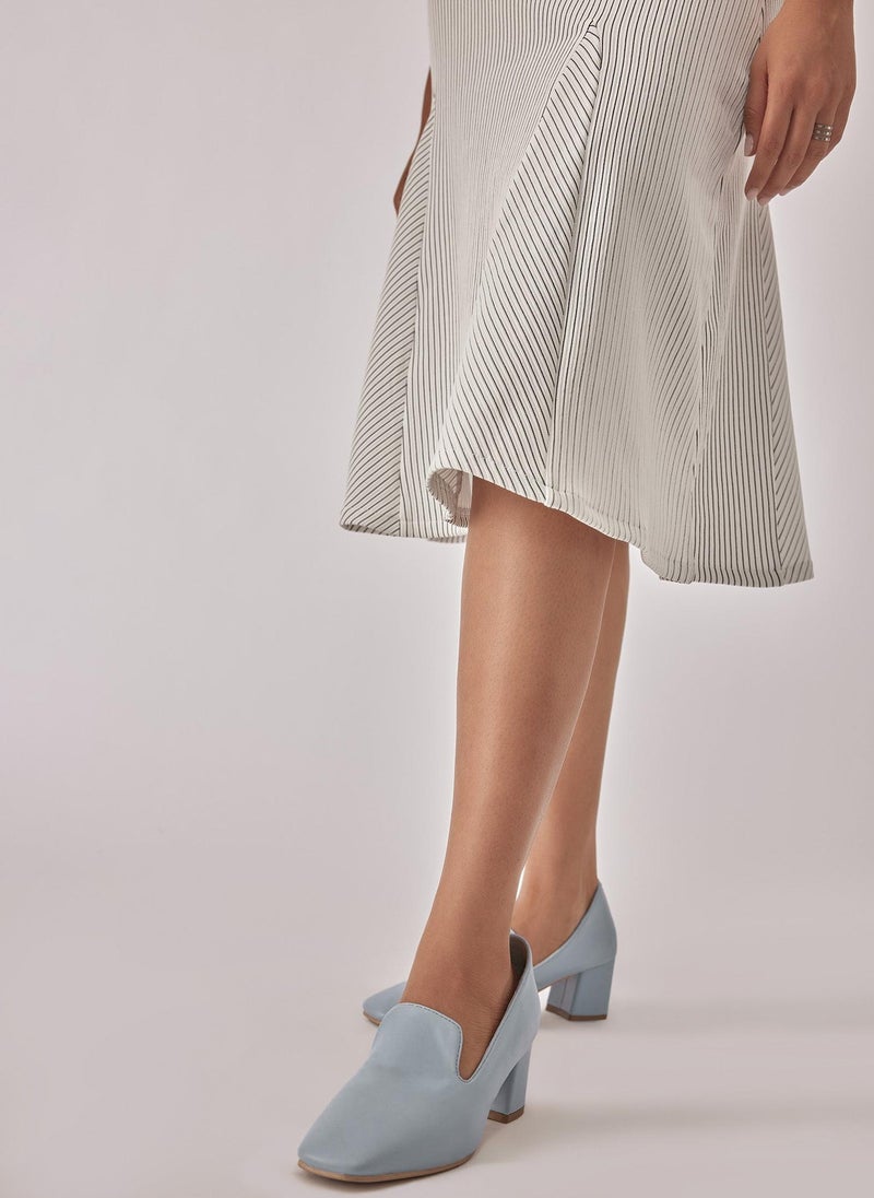 The Label Life A-line Godet Panel Midi Skirt - Image 3