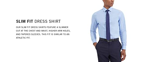 Kenneth Cole Unlisted by Kenneth Cole mens Slim Fit Solid Dress Shirt, Black, 18 -18.5 Neck 34 -35 Sleeve US - Image 5