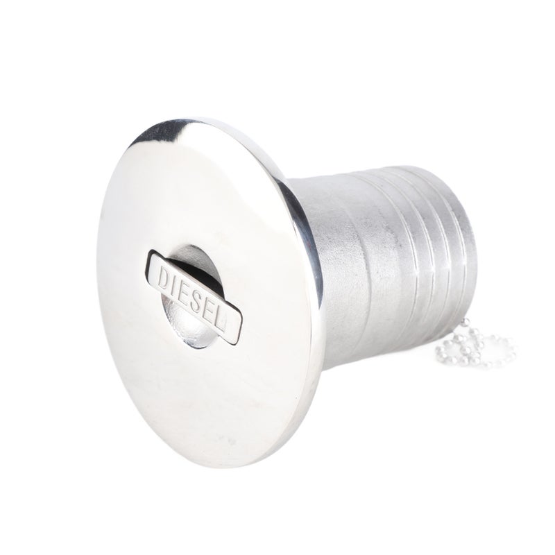 Boat Diesel Deck Filler 50mm (2In) Keyless Design - Rust Resistant 316 Stainless Steel Fuel Filler for Boats Yachts Caravans RVs Trucks Tractors - Image 4