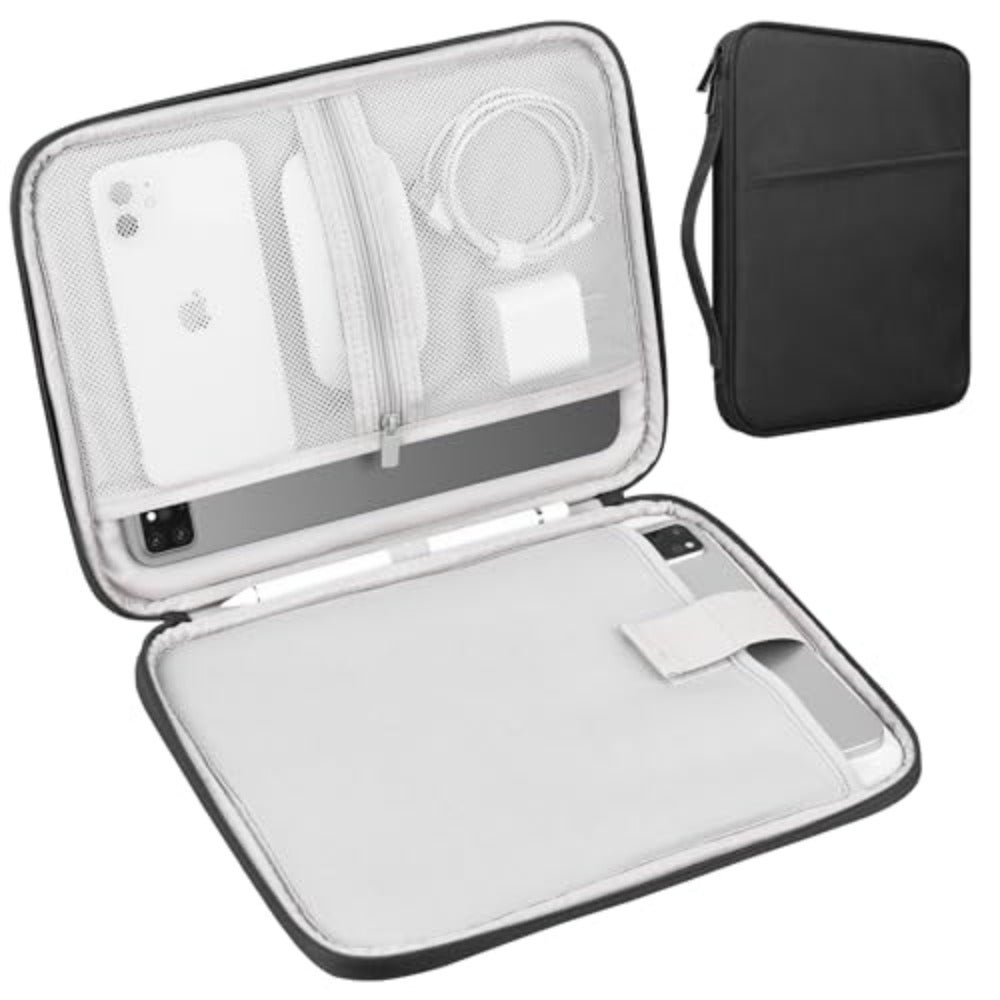 Tablet Sleeve Bag for 13 Inch iPad Air M4 M3 M2 2024-2026 13 Inch iPad Pro M5 M4 (2024-2025) 12.9 Inch iPad Pro with Magic Keyboard Water-Resistant Protective Carrying Case Slim Lightweight Design