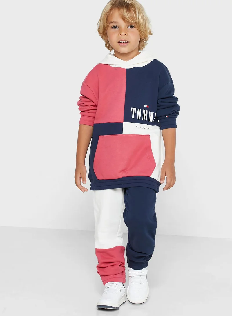 TOMMY HILFIGER Kids Color Block Sweatpants