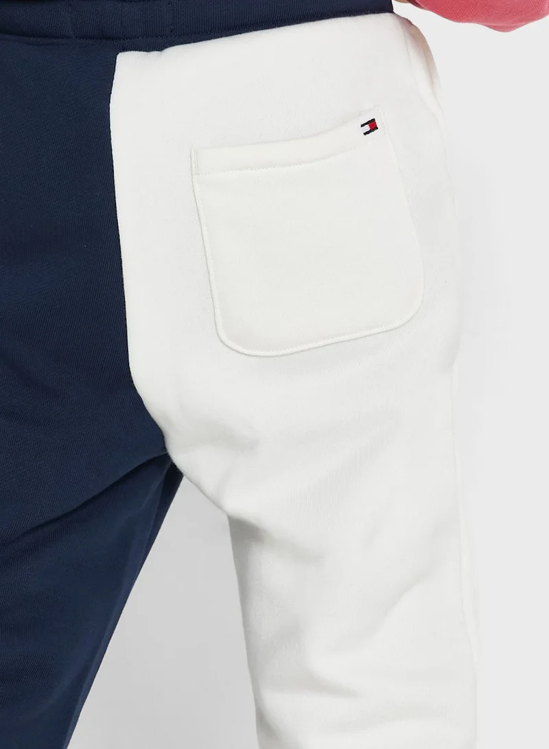 TOMMY HILFIGER Kids Color Block Sweatpants