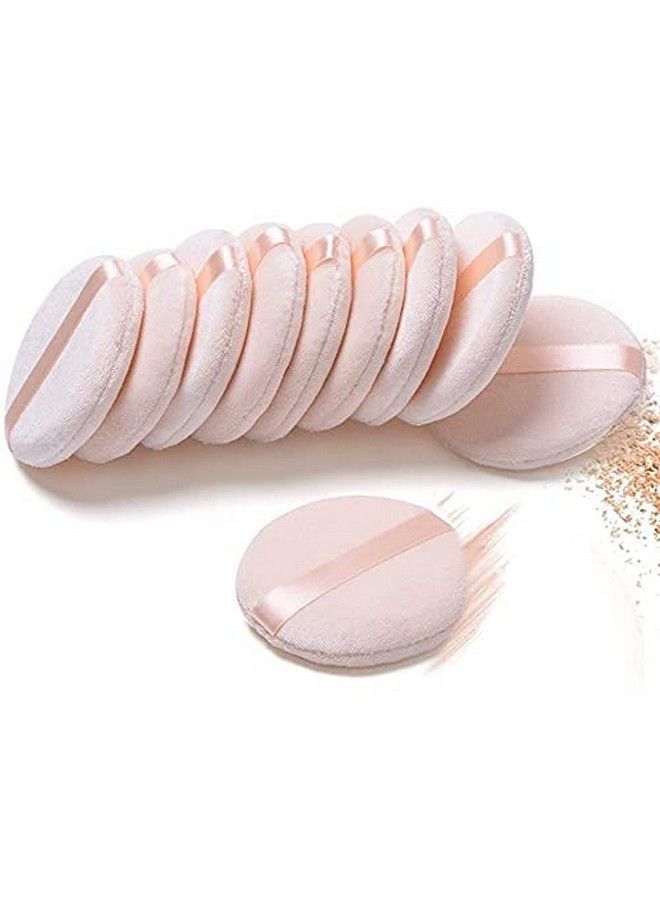 COSLUXE Pure Cotton Powder Puffpuff For Powder Foundation 3 Normal Size Blending For Loose Powder Mineral Powder Body Powder (Pack Of 12 Big) - Image 1