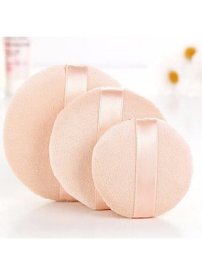 COSLUXE Pure Cotton Powder Puffpuff For Powder Foundation 3 Normal Size Blending For Loose Powder Mineral Powder Body Powder (Pack Of 12 Big) - Image 4