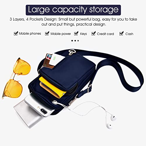 PALAY® Small Crossbody Wallet Phone Bag for Women Mini Shoulder Crossbody Handbag Wallet with Credit Card Slots Large Cell Pouch - Image 3