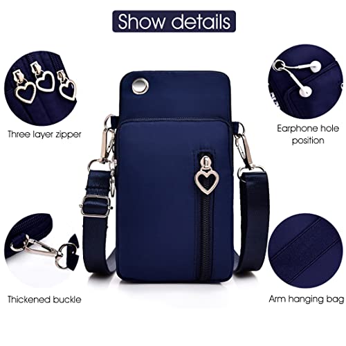 PALAY® Small Crossbody Wallet Phone Bag for Women Mini Shoulder Crossbody Handbag Wallet with Credit Card Slots Large Cell Pouch - Image 5