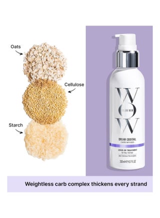 Dream Cocktail – Carb-Infused 200ml – Volumizing Leave-In Treatment for Fine Hair - view 3